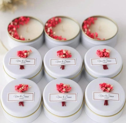 Pack of 9 Assorted scented candles
